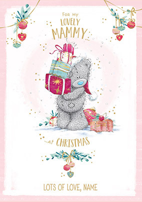 Me To You - Mammy Christmas Personalised Card