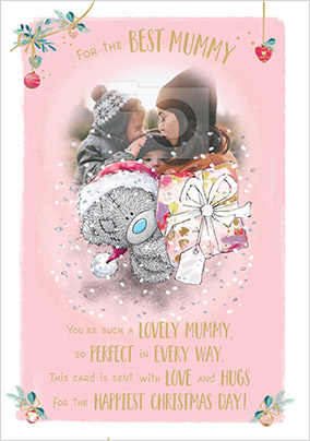 Me To You - Mummy Christmas Photo Card