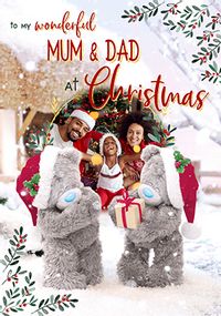 Tap to view Me To You Mum And Dad Christmas Photo Card