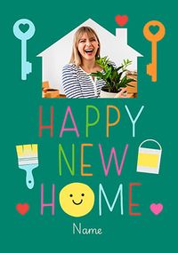 Tap to view Happy New Home Photo Upload Card