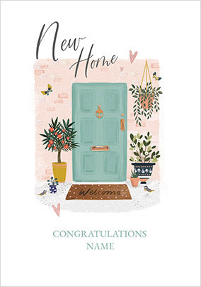 Personalised New Home Congratulations Card