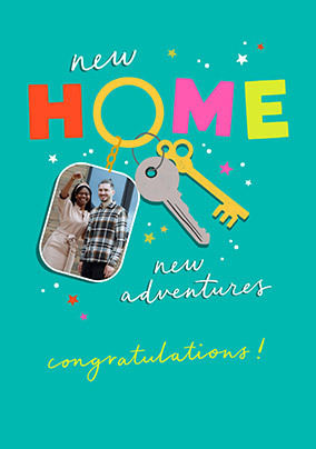 New Home New Adventures Photo Upload Card