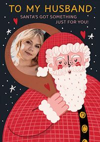 Tap to view Husband Santa Photo Christmas Card