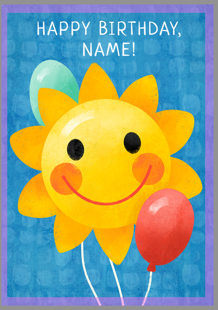 Sunshine Kids Birthday Card