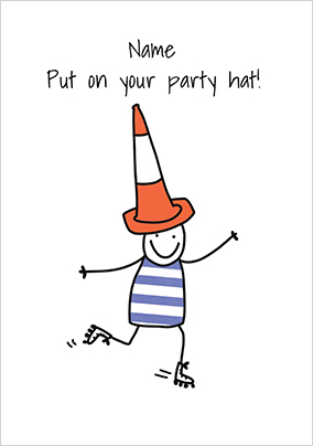 Party Hat Birthday Card