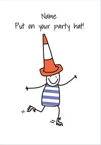 Tap to view Party Hat Birthday Card