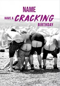 Tap to view Cracking Birthday Personalised Card