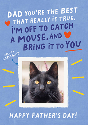 Catch a Mouse Father's Day Card