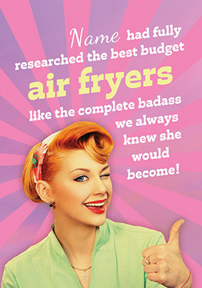 Best Budget Air Fryer Birthday Card