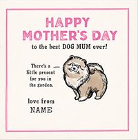 Tap to view Best Dog Mum Square Mother's Day Card