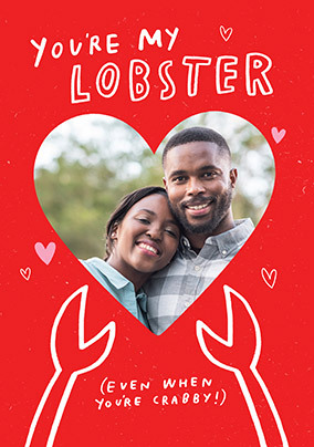 Paper Link My Lobster Valentines Card