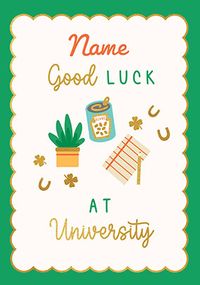 Tap to view Good Luck at University Personalised Card