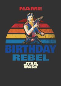 Tap to view Star Wars Birthday Rebel Card