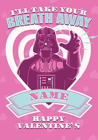 Tap to view Star Wars Darth Vader Valentine's Day Card