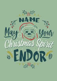 Tap to view Star Wars Endor Christmas Card