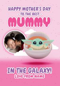 Tap to view The Mandalorian Best Mummy Mother's Day Photo Card