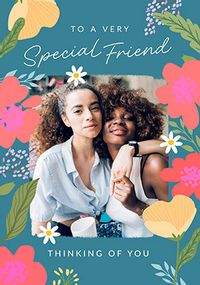 Tap to view Thinking of You Special Friend Photo Upload Card