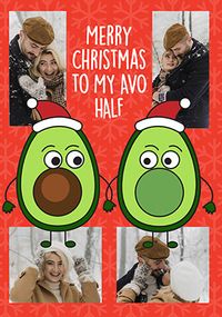 Tap to view My Avo Half 2 Photo Christmas Card
