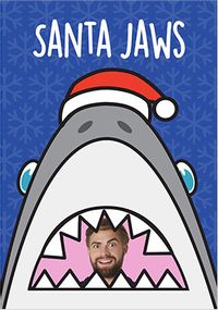Tap to view Santa Jaws Photo Christmas Card