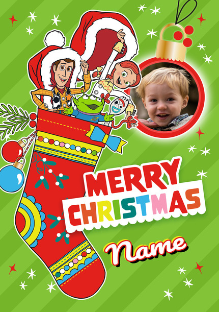 Toy Story Merry Christmas Photo Card