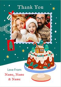 Tap to view Family Photo Christmas Thank You Card