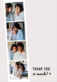 Tap to view Photo Strip Thank You Card