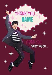 Tap to view Elvis Thank You Card