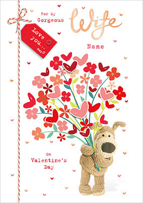 Boofle Gorgeous Wife Valentine's Day Card