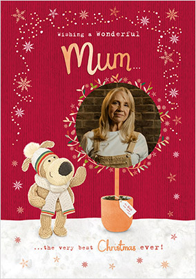 Boofle Mum Christmas Photo Card