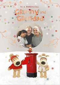 Tap to view Boofle Granny And Grandad Christmas Photo Card