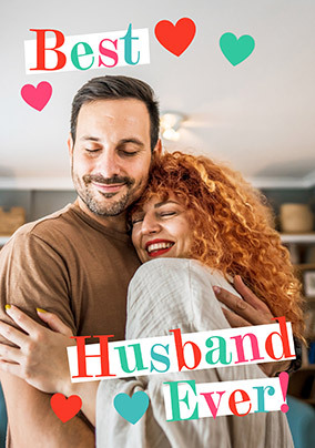 Best Husband Ever Photo Valentine's Day Card