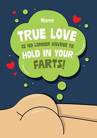 Tap to view True Love Farts Valentine's Day Card