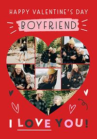 Tap to view 7 Photo Valentine's Day Card for Boyfriend