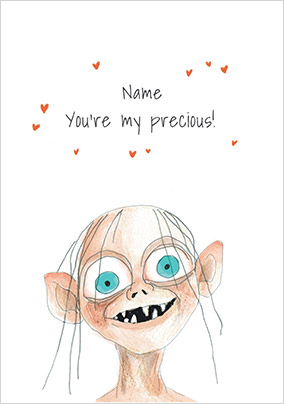 You're My Precious Personalised Valentine's Day Card