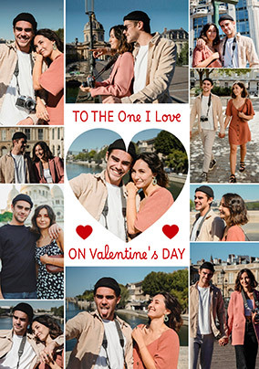 One I Love 11 Photo Valentine's Day Card