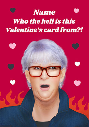 Linda The Traitors Spoof Personalised Valentine's Day Card