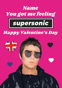 Tap to view You Got Me Feeling Supersonic Valentine's Day Card