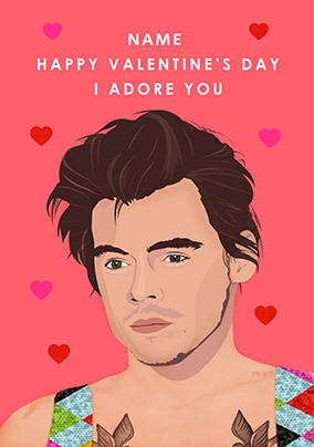 Harry Styles Spoof Valentine's Day Card