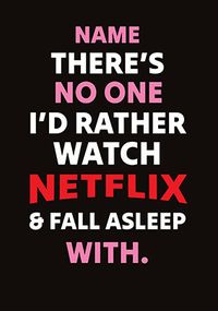Tap to view Watching Netflix Anniversary Card
