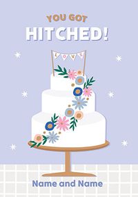 Tap to view You Got Hitched Personalised Wedding Card