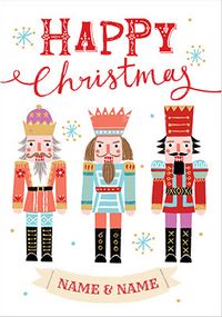 Tap to view Nutcracker 2 Name Happy Christmas Card