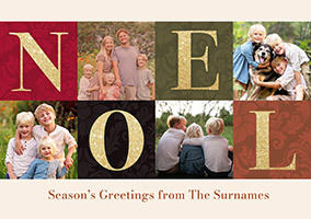 Noel Landscape 4 Photo Christmas Card