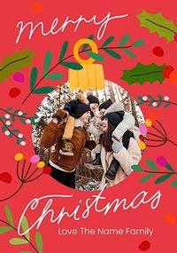 Tap to view From The Family Christmas Bauble Photo Card