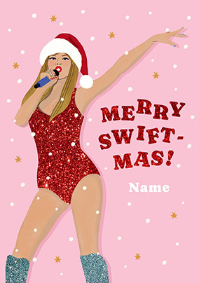 Merry Swift-mas Personalised Card