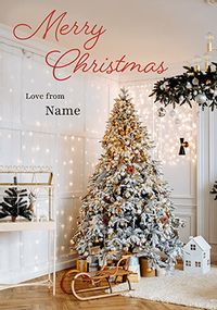 Tap to view Photographic Personalised Christmas Tree Card