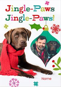 Tap to view Rachael Hale Jingle-Paws Christmas Photo Card