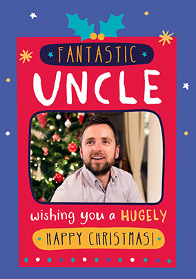 Fantastic Uncle Photo Christmas Card