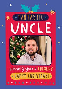 Tap to view Fantastic Uncle Photo Christmas Card