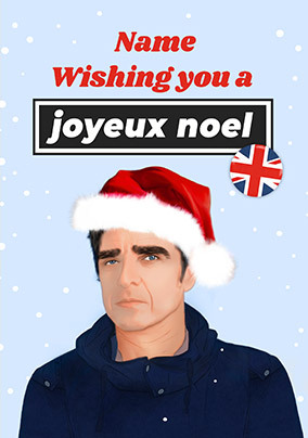 Joyeux Noel Personalised Christmas Card