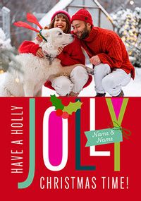 Tap to view Holly Jolly Christmastime Photo Card